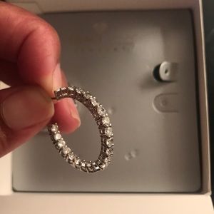 Diamond Hoop (Pierces Earrings)